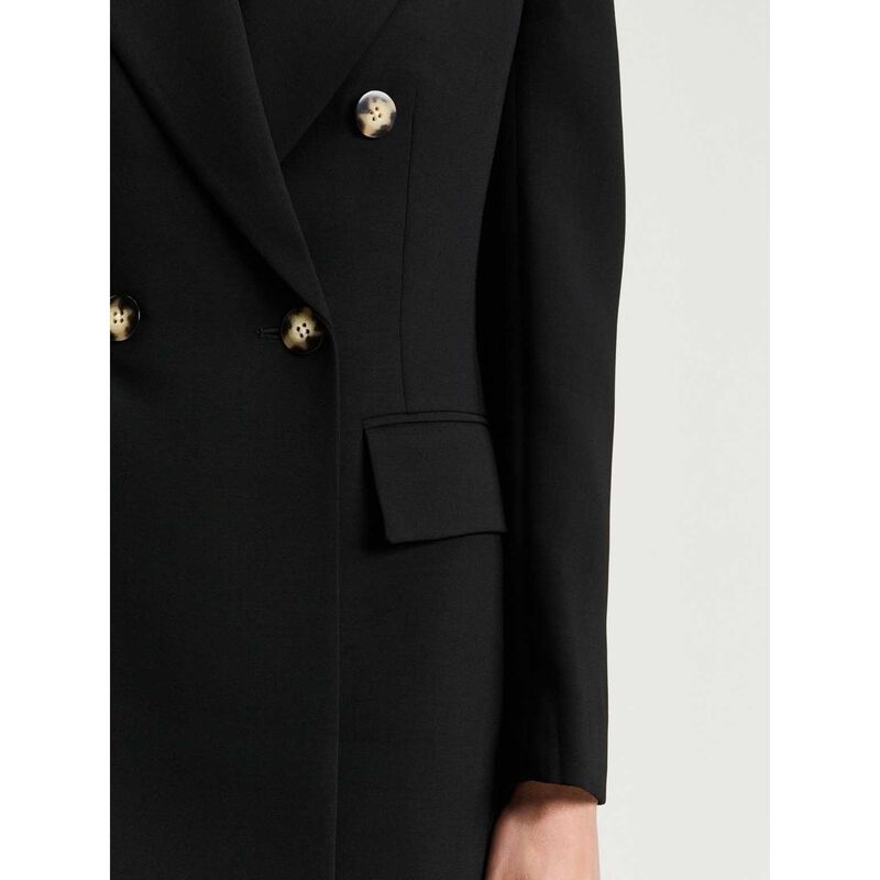 Veronika Maine Double Weave Longline Blazer image number 6